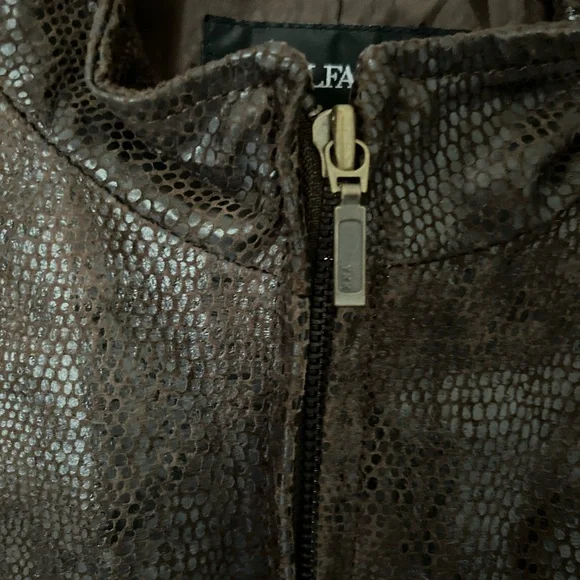 Alfani Leather Jacket - Picture 3 of 6